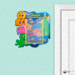 Табличка фигурная Наши полотенца с карманом А4 2342