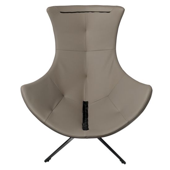 Кресло HUG латте, экокожа, шенилл