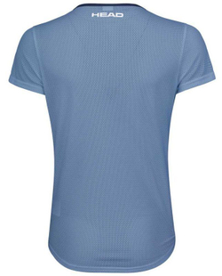 Футболка для девочки теннисная Head Sammy T-Shirt G - dark blue/infinity blue