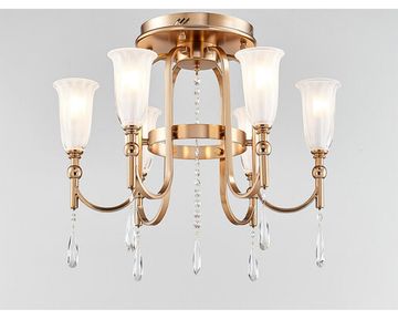 Потолочная люстра 6*E14 4806/PL золото SOFIA Newport