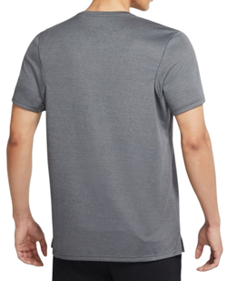 Мужская теннисная футболка Nike Dri-Fit Superset Top SS M - iron grey/black