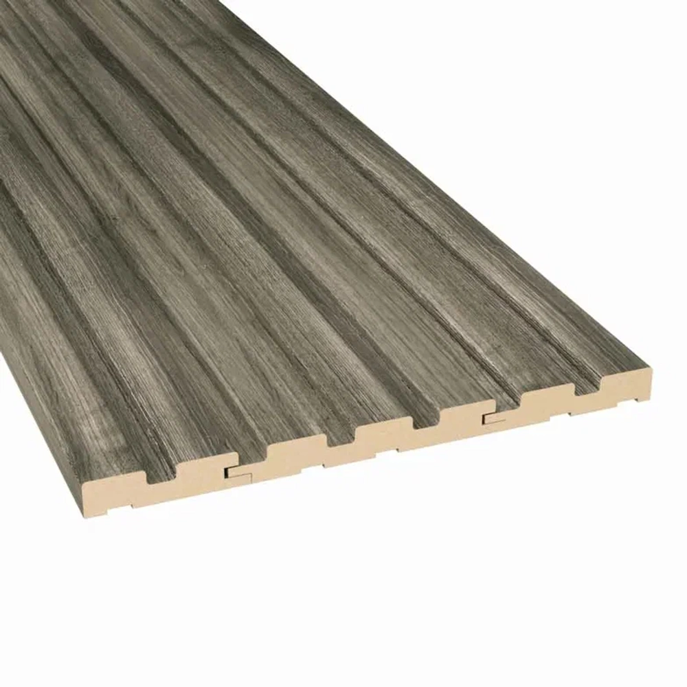 Стеновая реечная панель Альберо, Эко-шпон Пепельный ясень, 120*16*2750 мм