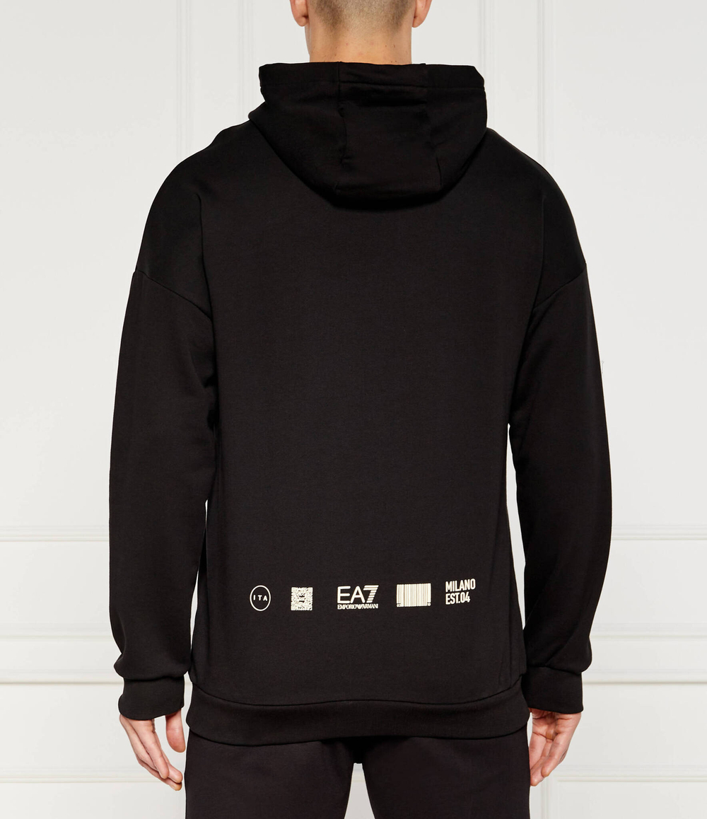 Худи EA7 - черный(7M000014 AF10432)