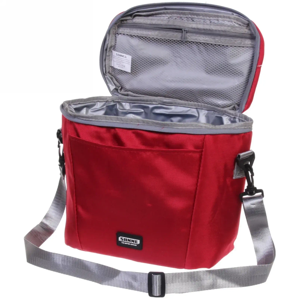 Термосумка 11 л, 27,5*15*26 см, Sanne бордовая