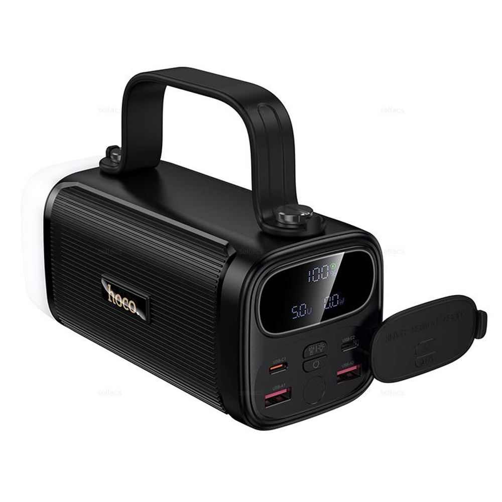 Hoco J174 Unimpeded пауэрбанк 22.5W+PD20W+две лампы (40000mAh)
