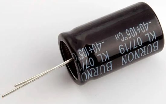 Конденсатор электролитический 2200мкФ 63в 105°С KL / 18х35 / Burnon