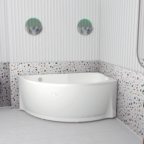 Акриловая ванна Radomir Vanessa (Радомир Ванесса) Модерна 160х100 R, с каркасом