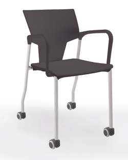 Aktiva стул на 4 ногах и колесах