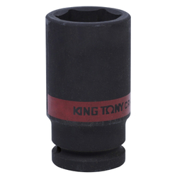 KING TONY (443514S) Головка торцевая ударная глубокая шестигранная 1/2", дюймовая 7/16"