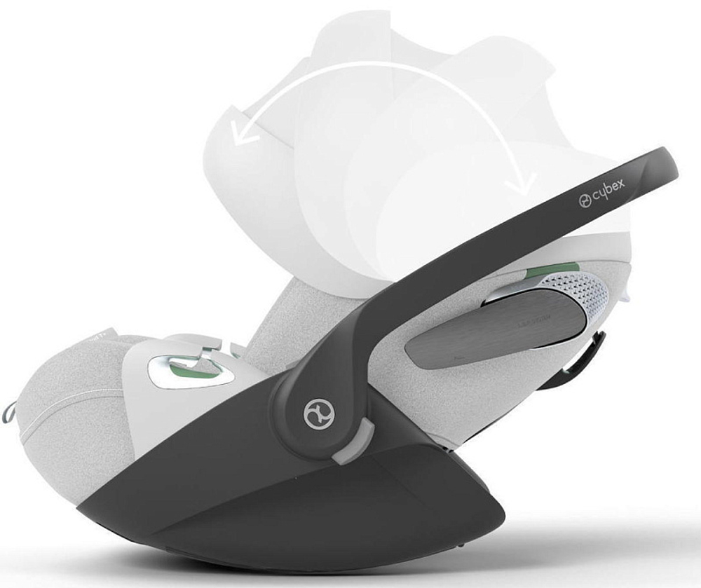 Коляска Cybex Talos S Lux TPE complete Cloud T Platinum White Plus 3 в 1 Stormy Blue с дождевиками