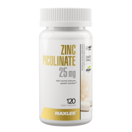 Maxler Zinc Picolinate 25 мг 120 капсул