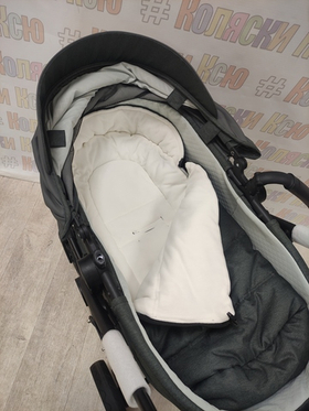 Коляска трансформер Farfello Aimile Pro темно-серый экокожа