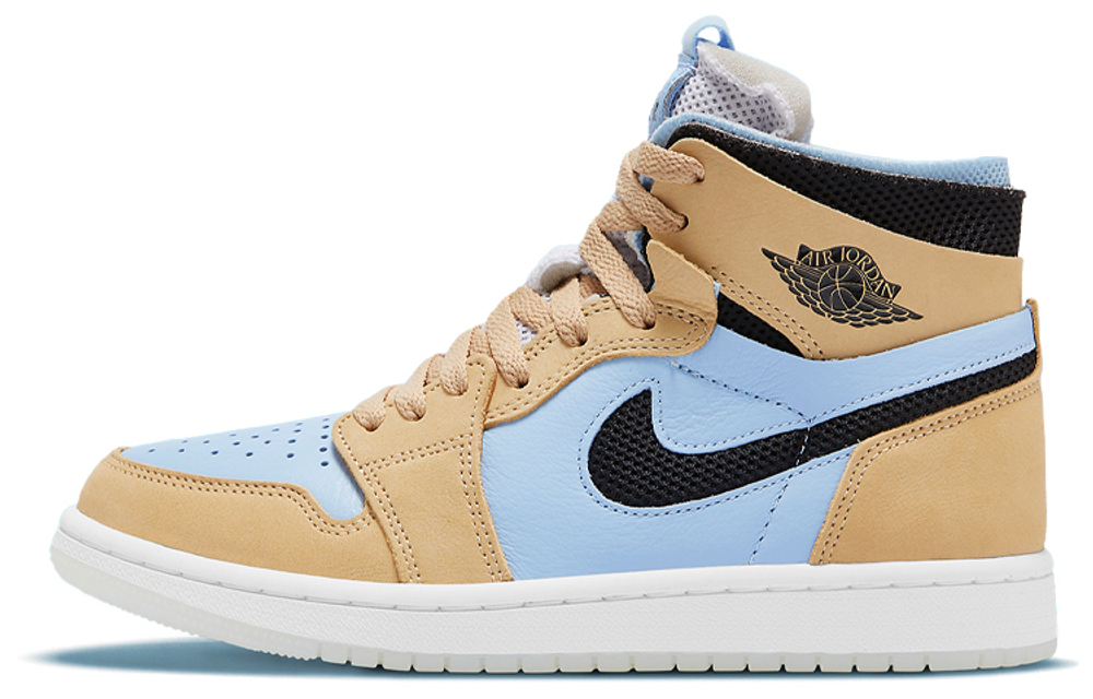 Кроссовки Jordan Air Jordan 1 High Zoom Air Cmft "Sesamepsychic Blue" (Женская размерная сетка)