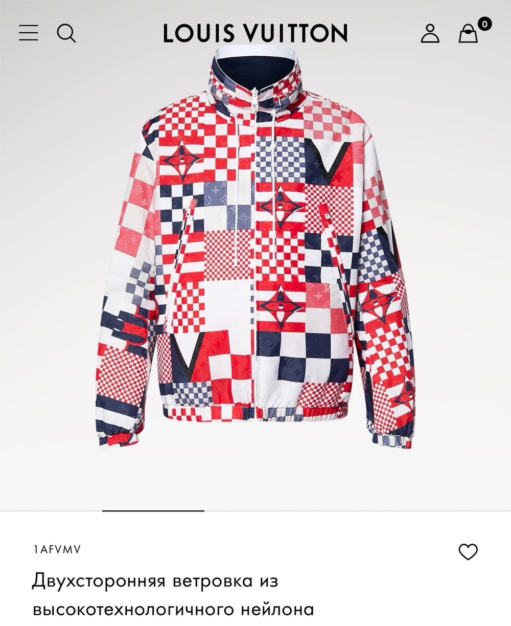 Двухсторонняя ветровка Louis Vuitton
