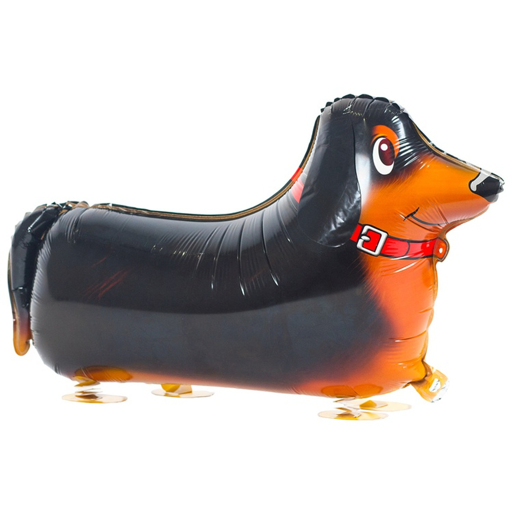 Шар Фольгированный Такса (Черный)