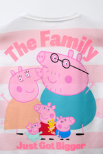 Футболка в полоску с принтом peppa pig™