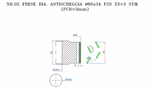 PCD фреза D.80x34x20+DKN Z=3+3 H=3 SYMM 2 шт. для Filato FL-530