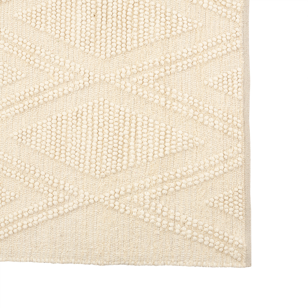 Ковер из шерсти и переработанного хлопка shillong из коллекции ethnic, 160х230см