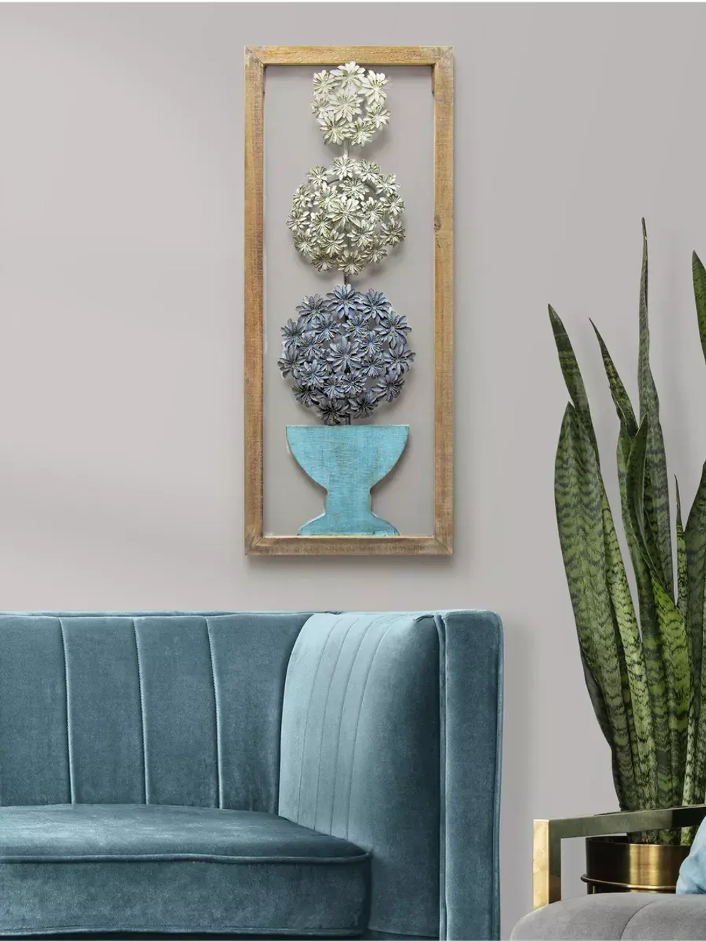 Панно на стену для интерьера 81х33 см