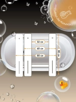 Подставка для детской ванночки для купания новорожденных 80D