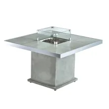 Стол-камин газовый Lounge Table Grey, Сlifton