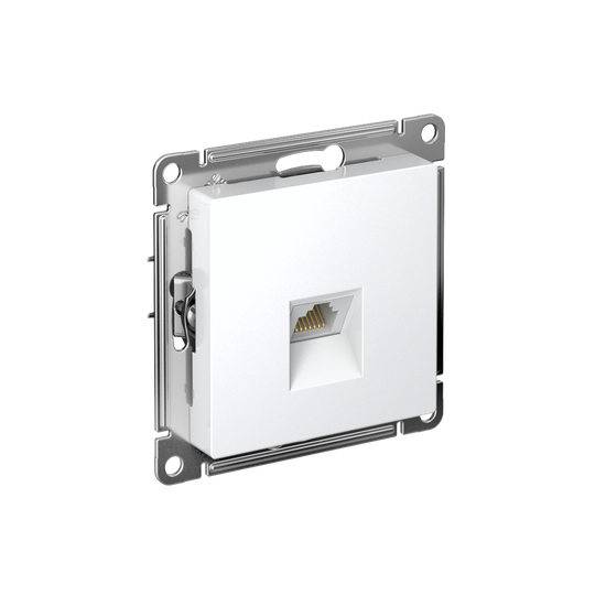 Розетка компьютерная AtlasDesign RJ45 кат.5E механизм лотос SE ATN001383