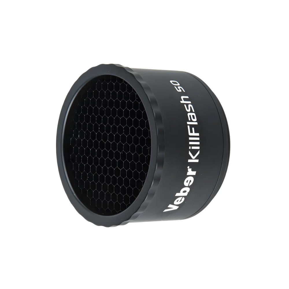 Насадка антибликовая Veber KillFlash 50 сотовая для прицела, вид спереди