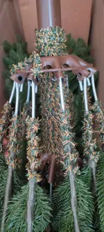 Ель искусственная «Вега» (Литая хвоя) 215 см / 2,1 м