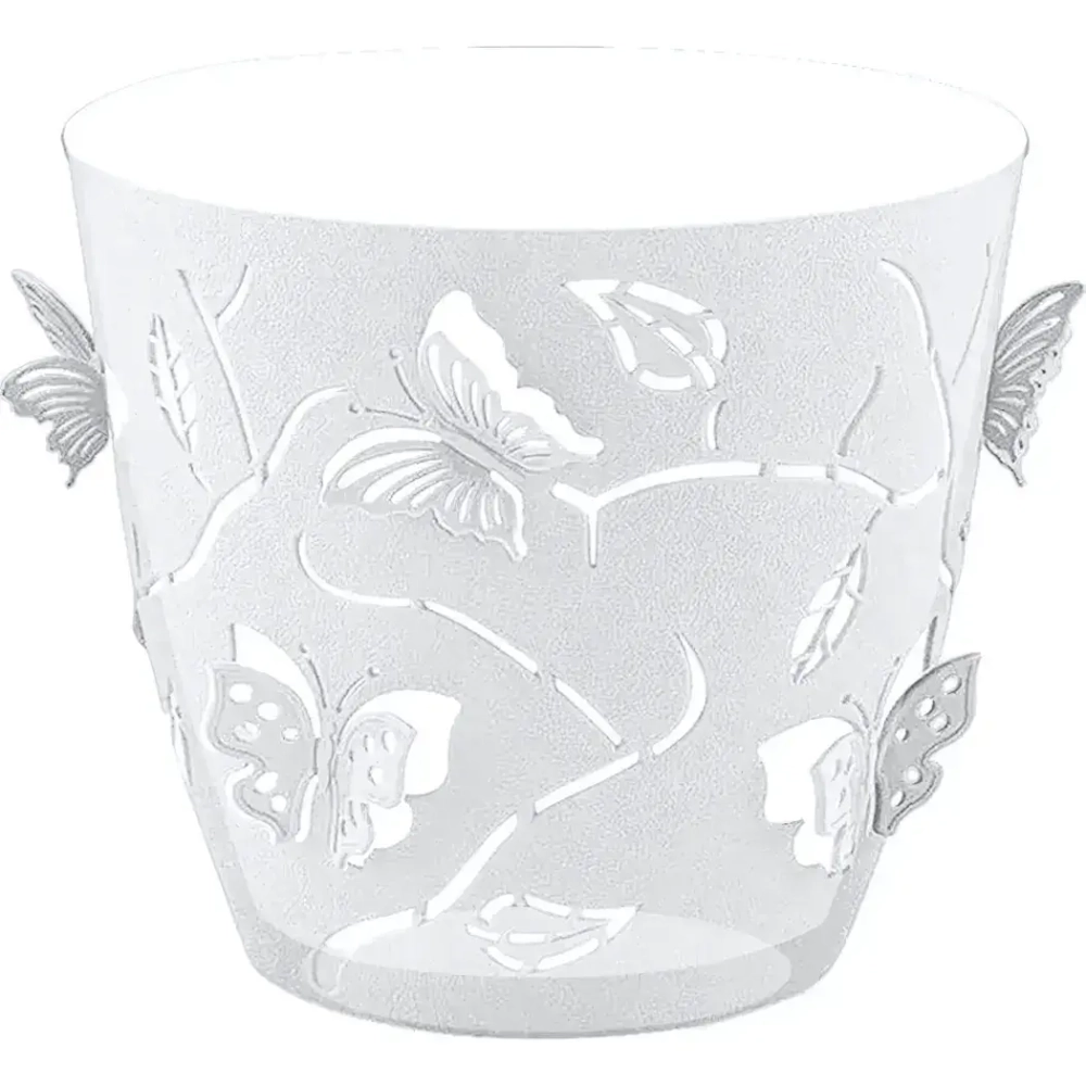 Горшок для цветов Butterflies со вставкой с дренажными отверстиями для орхидей 1,4 л кругл