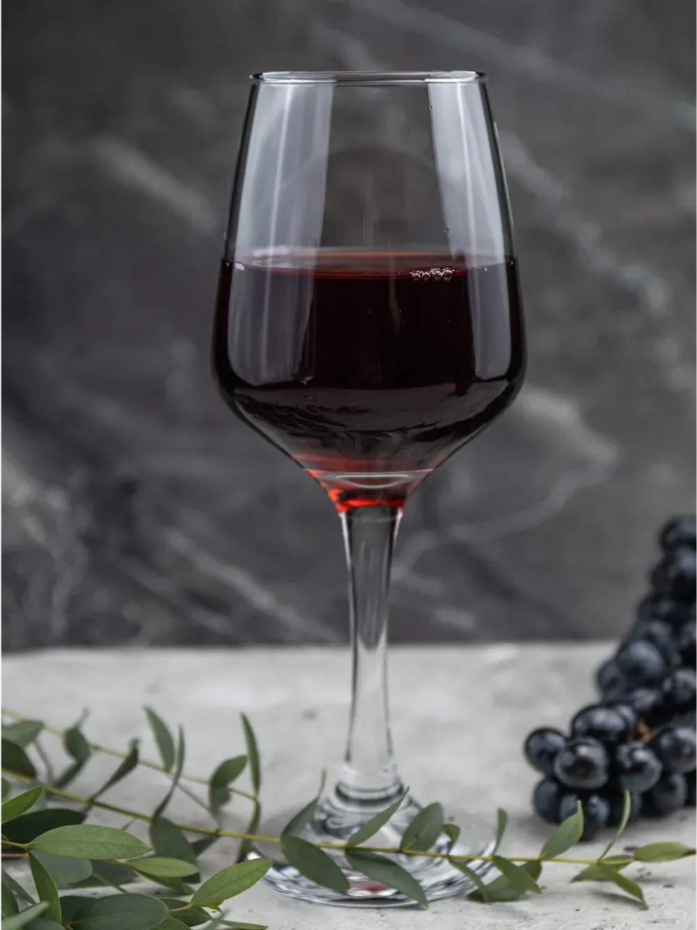 Набор бокалов для вина, 365 мл, 6 шт. прозрачные