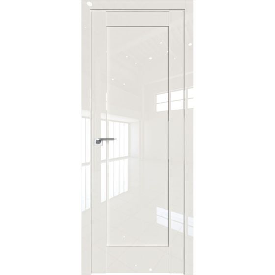 Межкомнатная дверь глянцевая Profil Doors 100L магнолия люкс глухая