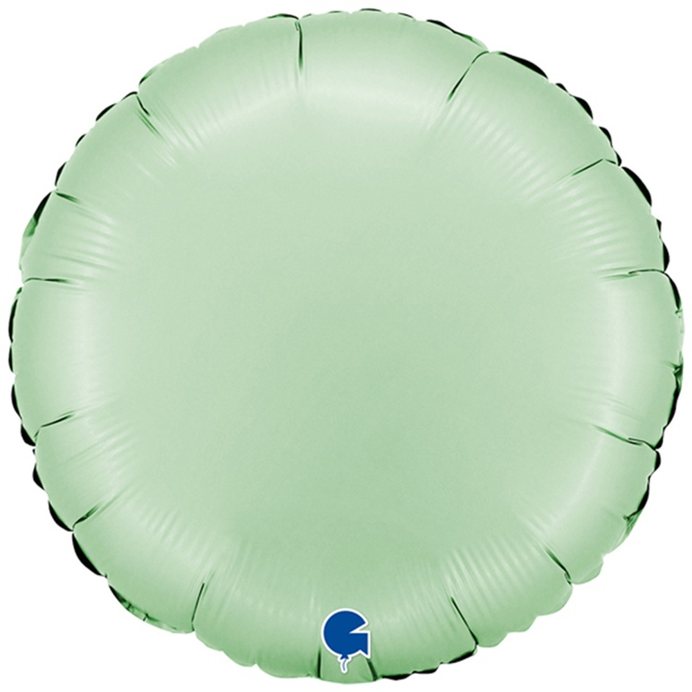 Шар фольгированный Круг 46 см (Мятный)