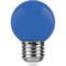 Лампа светодиодная Feron E27 1W синяя LB-3725118