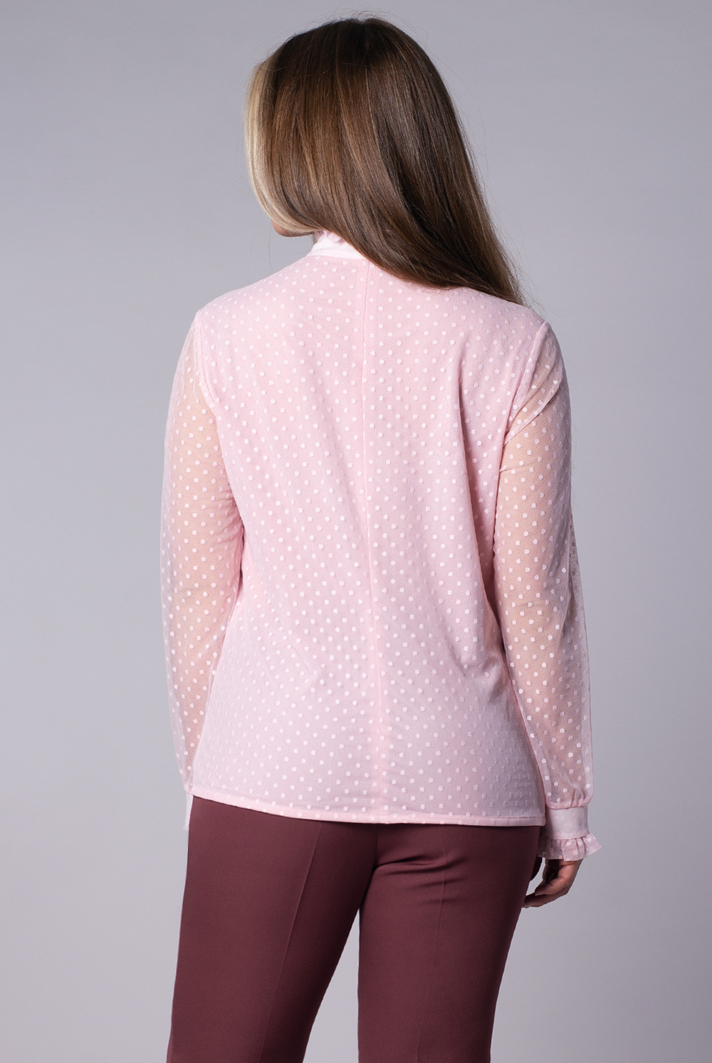 Блузка женская 2984ВЕА, горох #302Га092984ВЕА