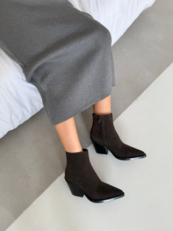 Казаки из натуральной замши