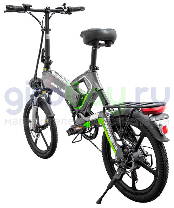 Электровелосипед Yokamura Combo 20 (48V/11Ah) - Grey Black