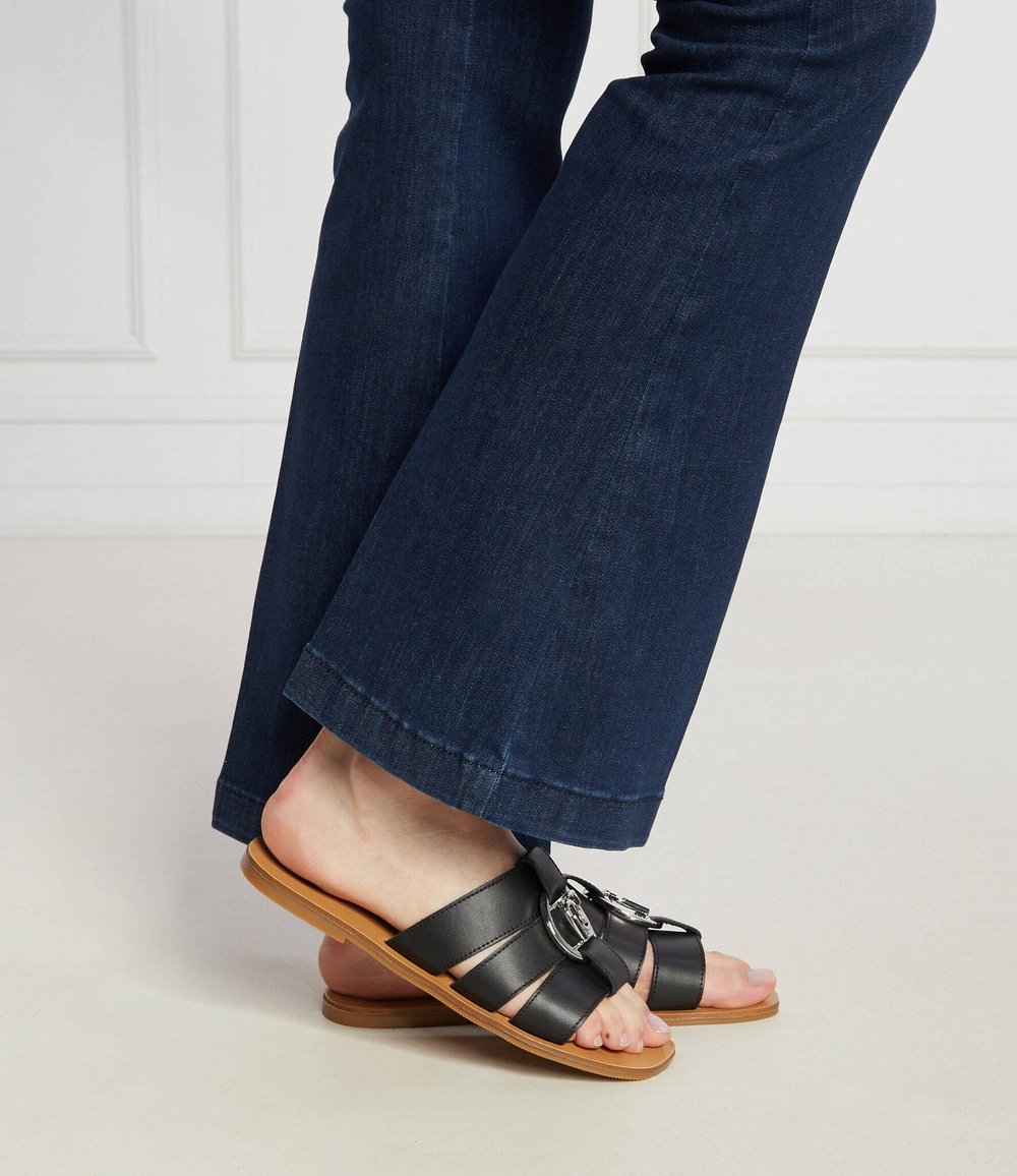 Шлепанцы кожаные saba 08 Liu Jo - черный(SA4119 P0102)