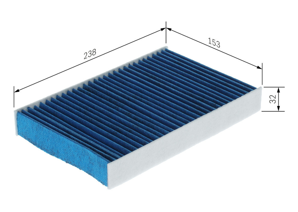 BOSCH - 0986628650-BOC - Filter, cabin air