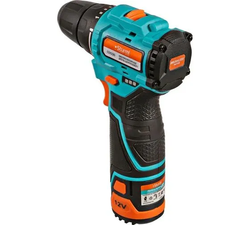 Шуруповерт, 20 мм, 12 В, 1400 об/мин, патрон - быстрозажимной, разноцветный, надежный