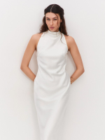 Платье с качелями макси