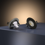 Светильник встраиваемый City GU10 черный IP44 25060/01