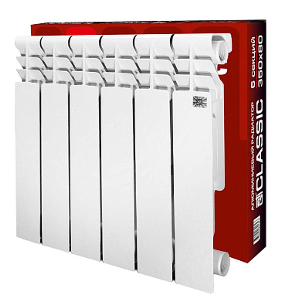 Радиатор алюминиевый AL STI 350/80 8сек.