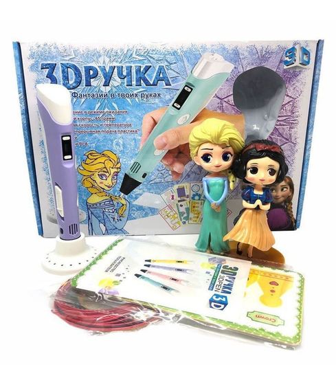 3D ручка Холодное сердце с фигурками