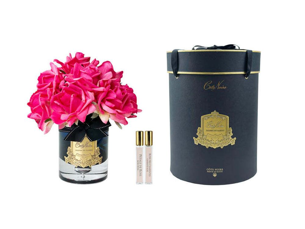 Букет магнолий ароматизированный и 2 спрея 10мл Cote Noire Magnolia pink в вазе