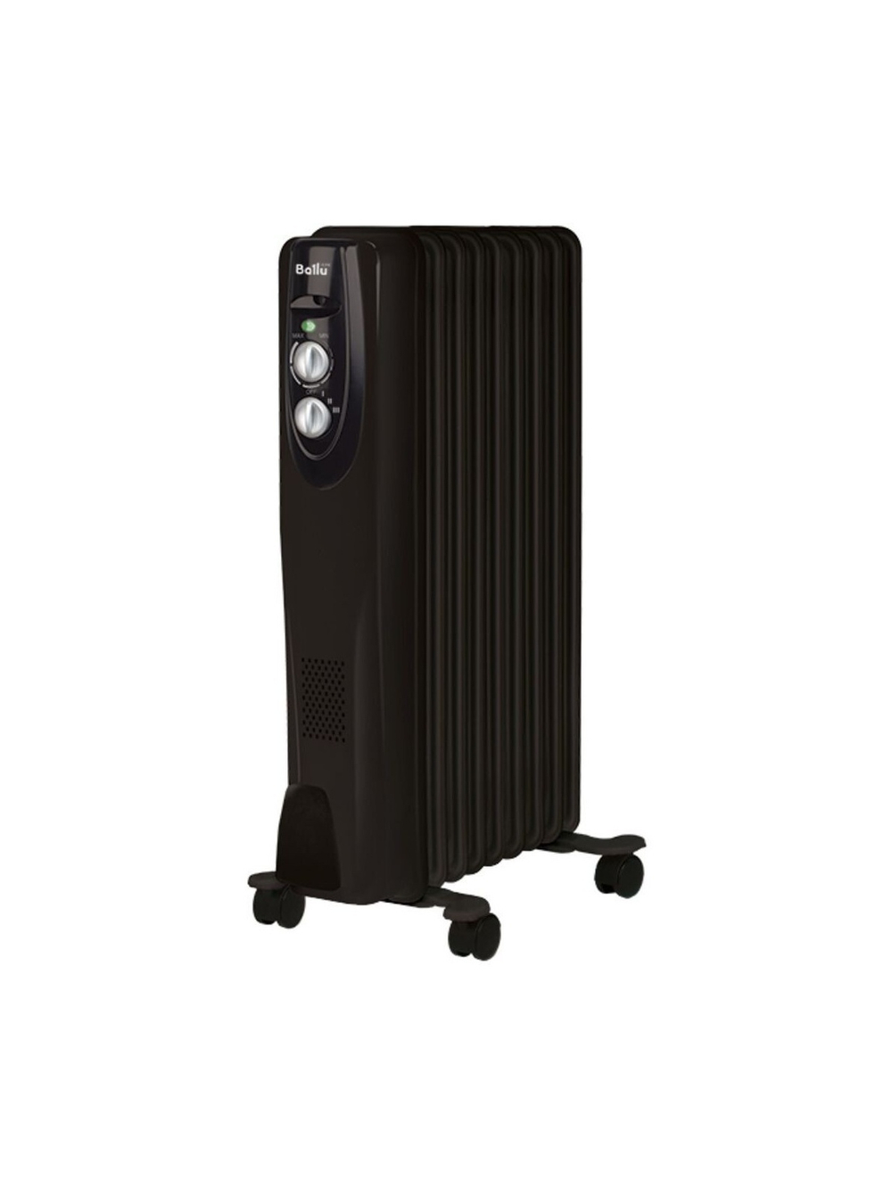Масляный радиатор Ballu Classic black BOH/CL-09BRN 2000 (9 секций)