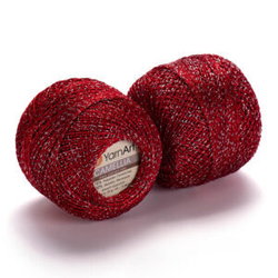 Пряжа Camellia 20г, 280м, 70% полиэстер, 30% металлик (цена за 1 шт)