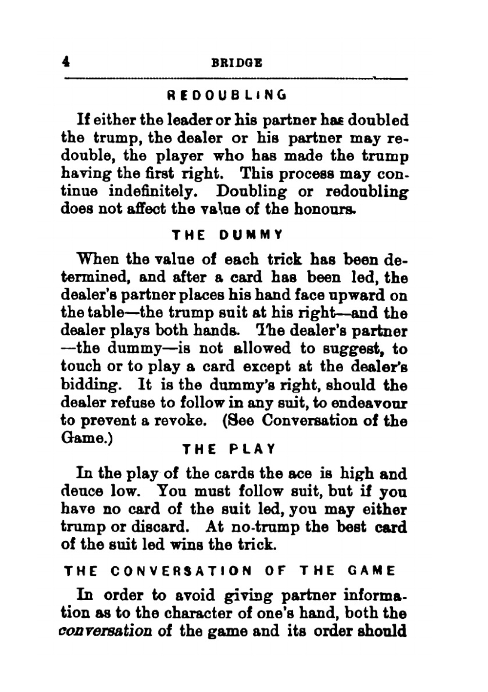 Bridge. Its Principles and Rules of Play | Joseph Bowne Elwell