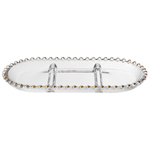 Блюдо сервировочное 3-х секционное 30*15см "Golden Charm"