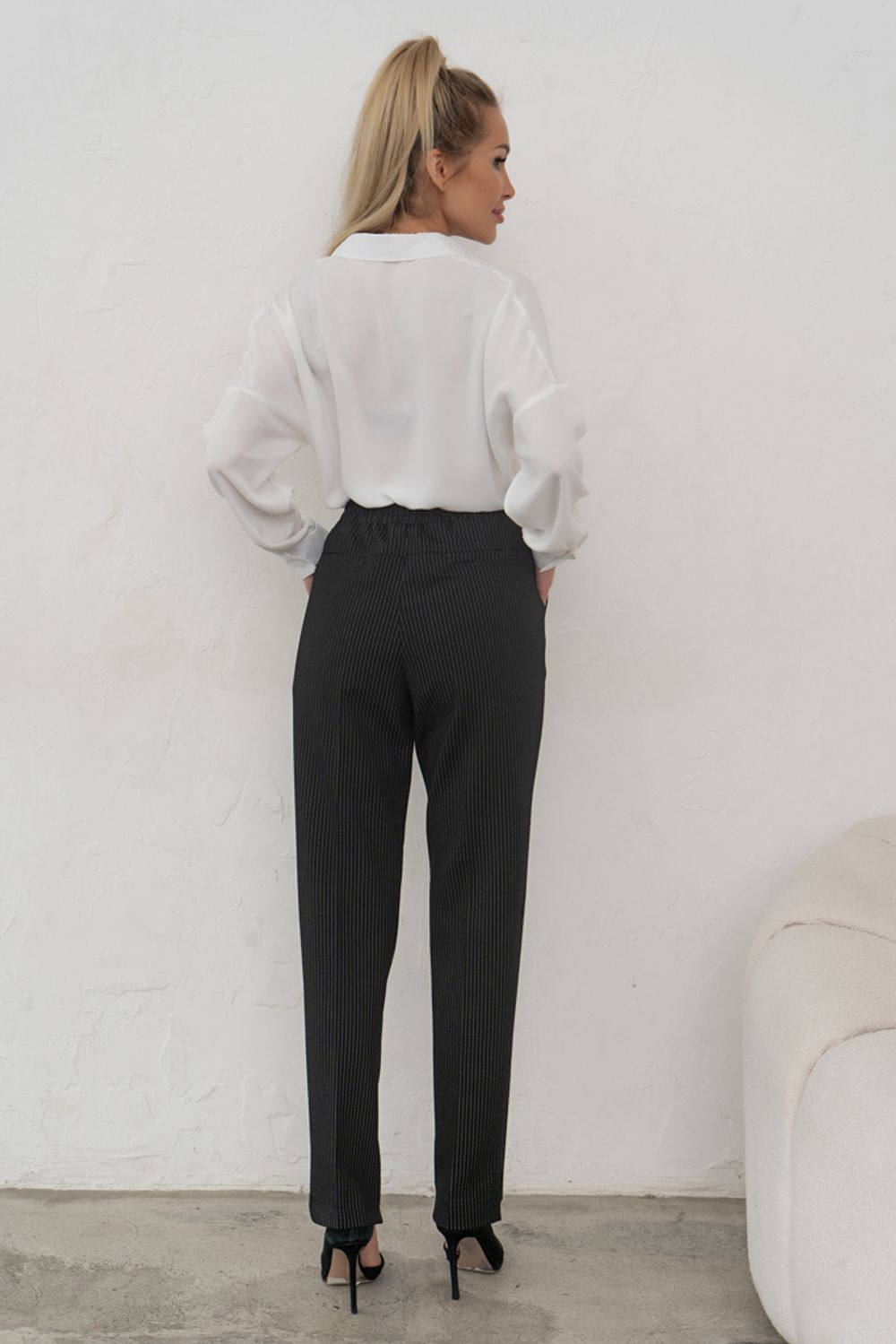 Брюки  (черный/полоска) Бр11-915 Nikol