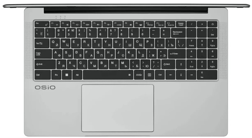 Ноутбук  OSIO FocusLine F150i-025 15.6 ", Core i5, 32 Гб RAM, 1 Тб SSD, Iris Xe Graphics, Серый